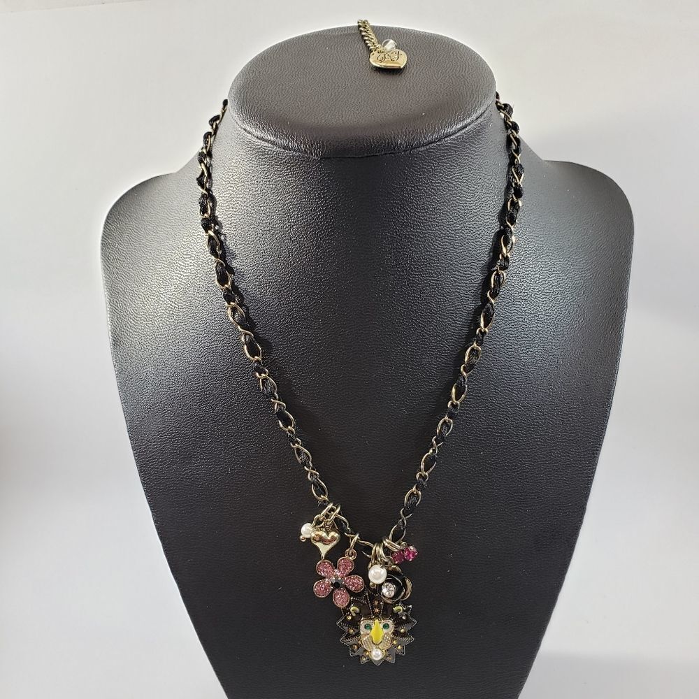 Betsey Johnson vintage lion necklace